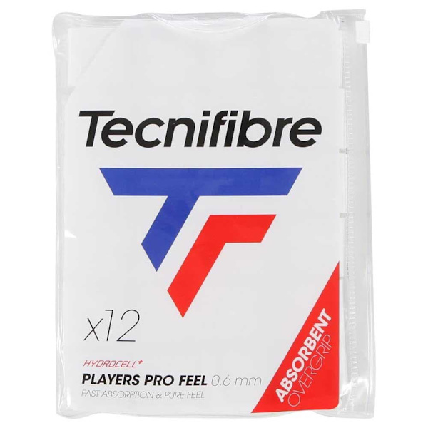 Tecnifibre Övergrepp Players Pro Feel 12 Enheter Vit