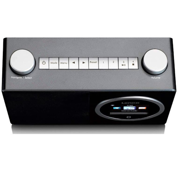 Lenco Radio Dir-70bk Sort
