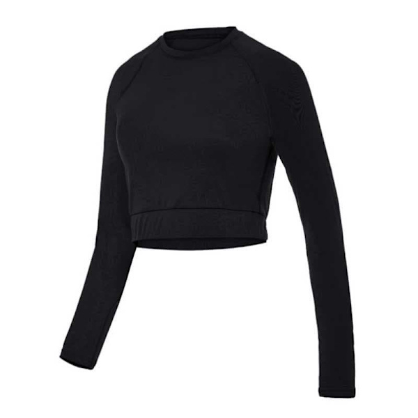 Joluvi Mavi T-shirt Med Lange ærmer Sort XL Kvinde