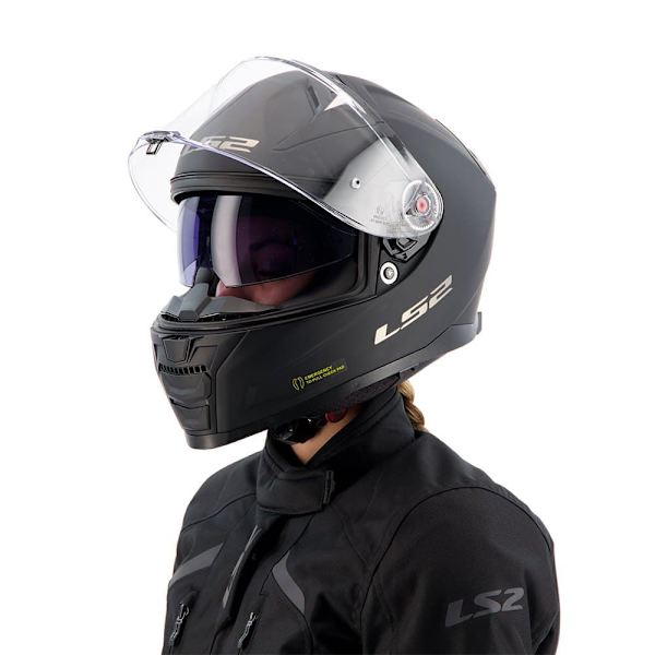 Ls2 Ff811 Vector Ii Solid Fullface-hjelm Sort M