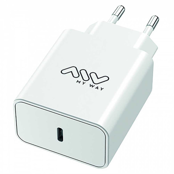 Myway Usb-c Vægoplader Pd 45w Transparent