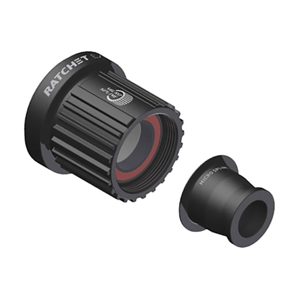 Dt Swiss Ratchet Exp Shimano Microspline Mtb-frihjulsnav Med Höger ändkåpa Silver