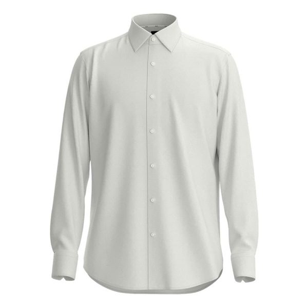 Boss Lang ærmet Skjorte H Joe Kent C1 214 10248773 Hvid 39 / Regular Mand