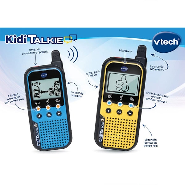 Vtech Med Walkie Talkie 6 Funktioner Flerfärgad 4-7 Years