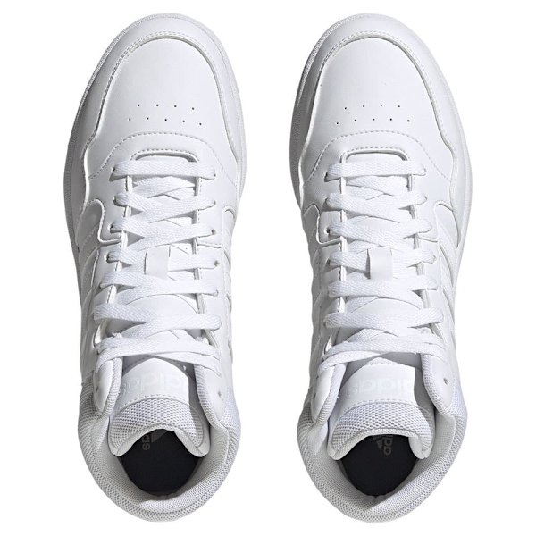Adidas Valmentajat Hoops 3.0 Mid Valkoinen EU 40 Mies