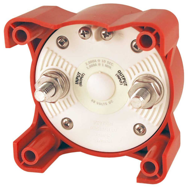 Blue Sea Systems E-series On/off Battery Switch Punainen