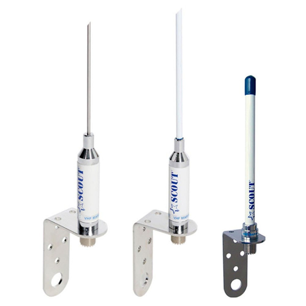 Scout Telecomunicazioni Akselhoved I Rustfrit Stål Antenne Vhf Transparent 100 cm