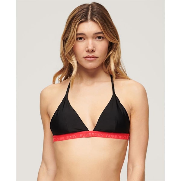 Superdry Triangle Elastic Bikinitopp Svart M Kvinna