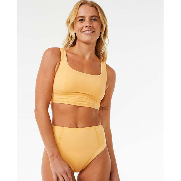 Rip Curl Bikinitop Mirage Ultimate Scoop Neck Cro Gul XL Kvinde