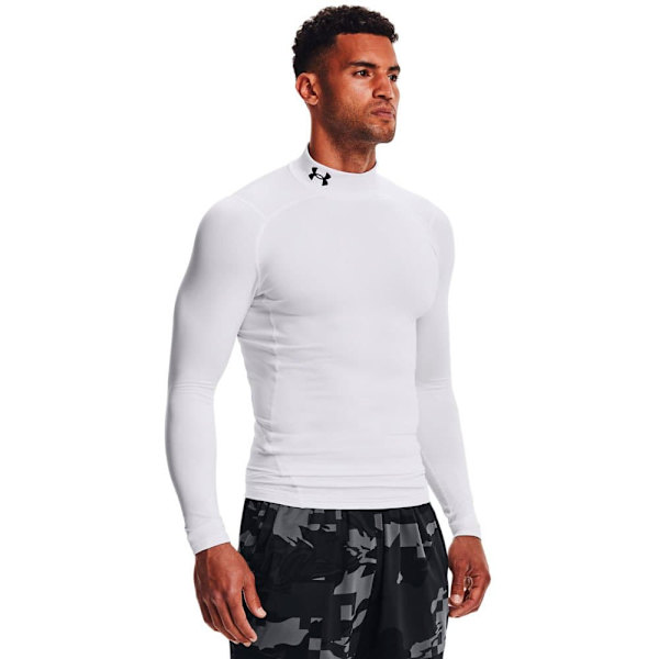 Under Armour Langærmet T-shirt Coldgear Armour Comp Mock Hvid XL / Regular Mand