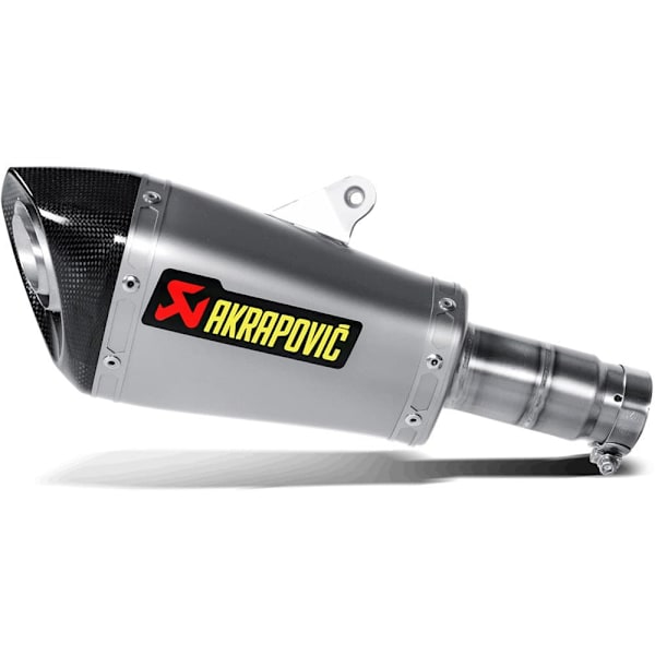 Akrapovic Lyddæmper Slip On Line Titanium Yzf-r6 10-18 Ref:s-y6so9-asz Sort,Søvfarvet