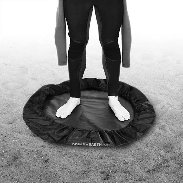 Ocean & Earth Skiftemåtte Deluxe Sort