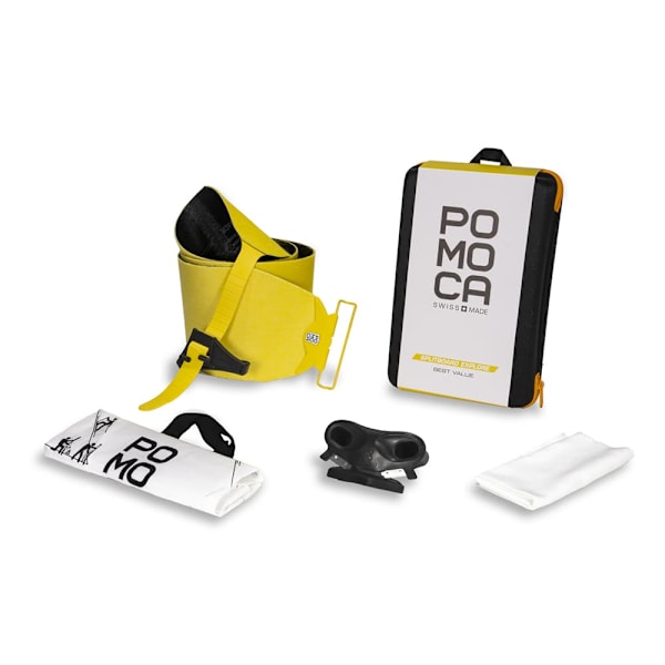 Pomoca Explore 145 Mm Splitboard-suksien Nousukarvat Keltainen S
