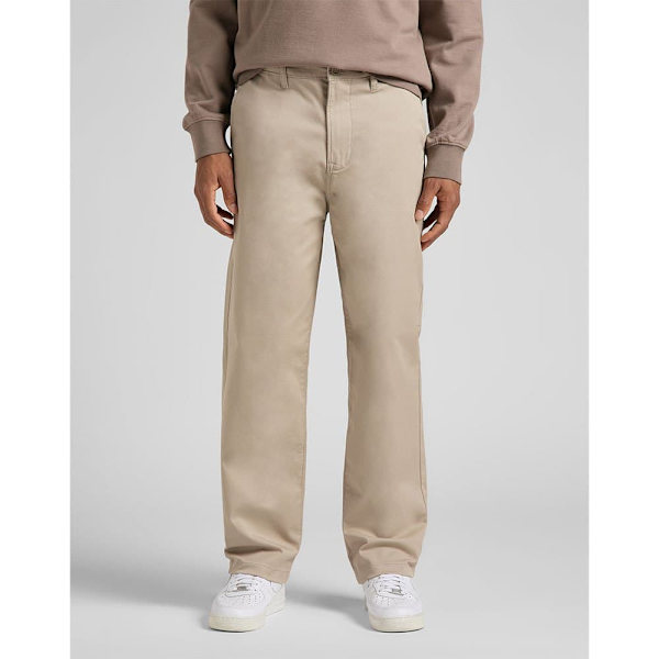 Lee Relaxed Chinobyxor Vit 27 / 32 Man