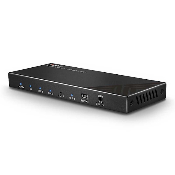 Lindy Portin Jakaja Hdmi 2.0 4 Musta