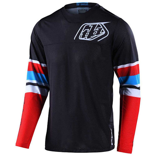 Troy Lee Designs Pitkähihainen T-paita Gp Air Warped Musta S Mies
