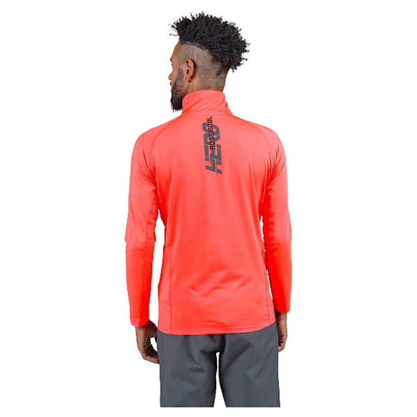 Rossignol New Hero Classique Fleece Med Halv Dragkedja Röd S Man