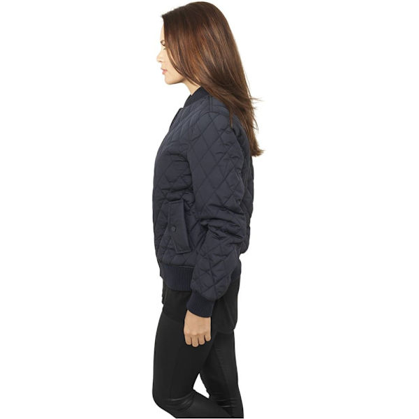 Urban Classics Parkas Diamond Blå S Kvinna