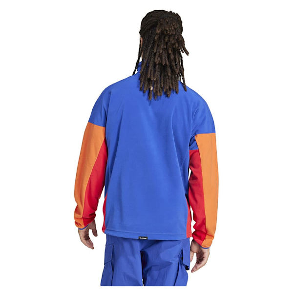 Adidas Terrex Multi Climawarm Fleecejakke Med Halv Lynlås Orange,Blå XL Mand