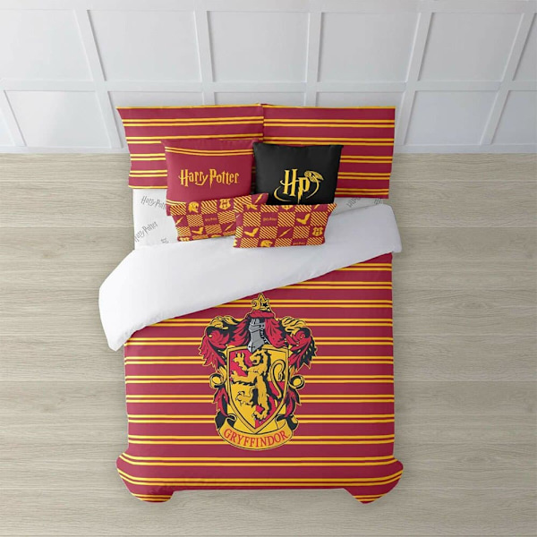 Play Fabrics Nordic Case Med Bomullsknappar För Gryffindor Shield 180x240 Centimeter Säng