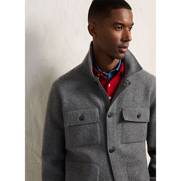 FaÇonnable Felt Wool Hybrid övertröja Grå S Man