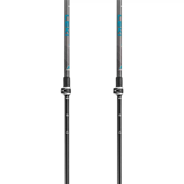 Leki Alpino Polacker Guide Lite 2 Svart 110-145 cm