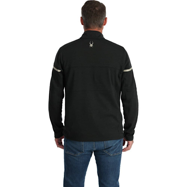 Spyder Speed Fleecejakke Med Halv Lynlås Sort XL Mand