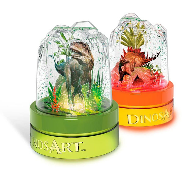 Dinosart Lys Op Vandkugler Transparent