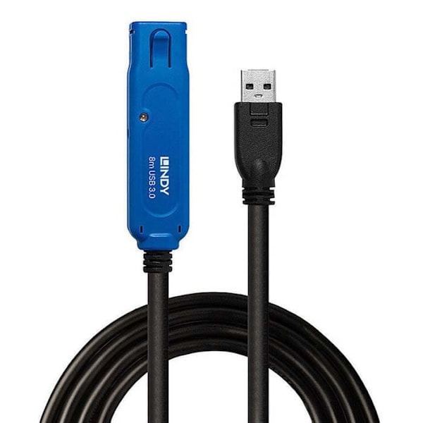 Lindy Usb-jatkokaapeli Usb 3.0 8 M Hopeinen