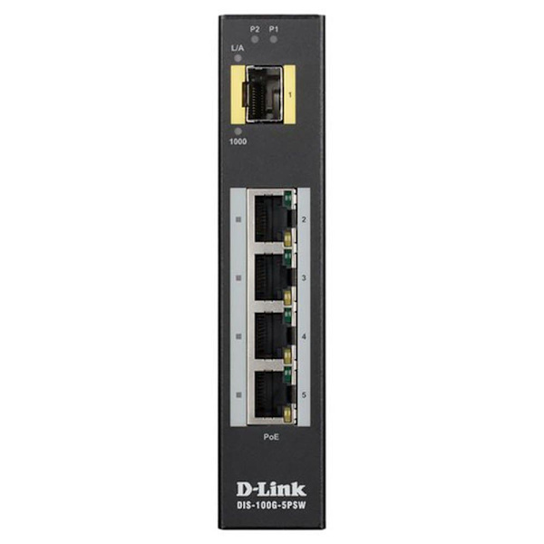 D-link 5 Port Unmanaged Switch Svart