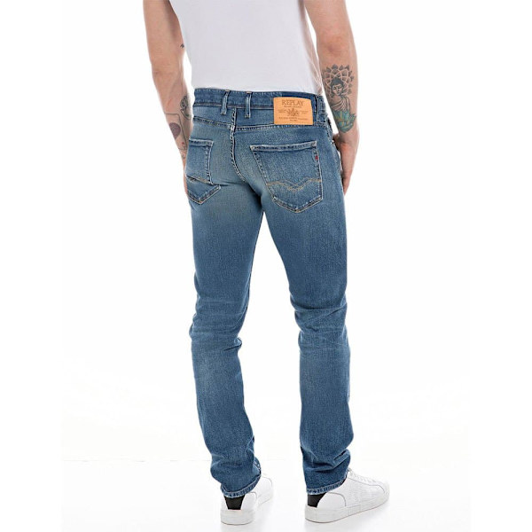 Replay Ma972p.000.319614 Jeans Blå 28 / 30 Mand