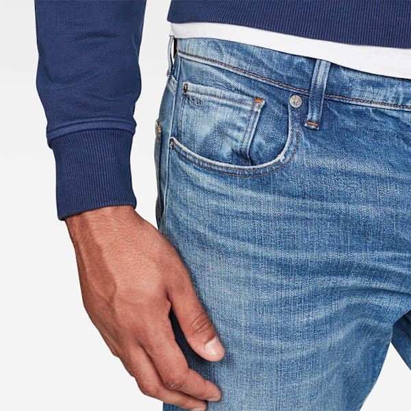 G-star 3301 Regular Tapered Jeans Blå 34 / 30 Mand