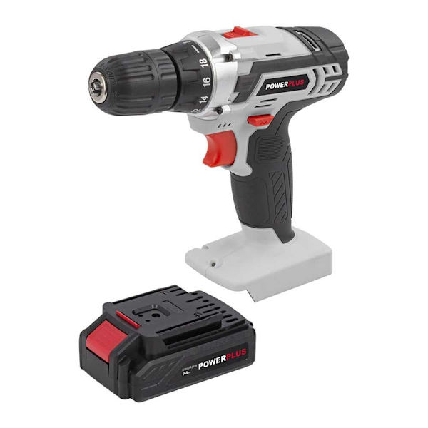 Powerplus Akku Boremaskine Powc1061 16v Søvfarvet