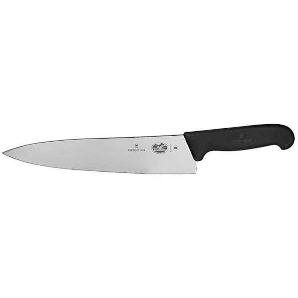Victorinox Kniv Fibrox Carving 25 Cm Sort,Søvfarvet