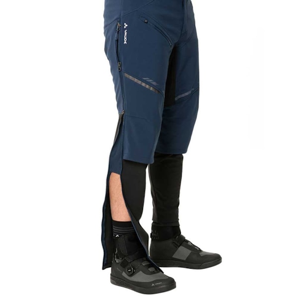 Vaude Bike Byxor Virt Softshell Ii Blå M Man