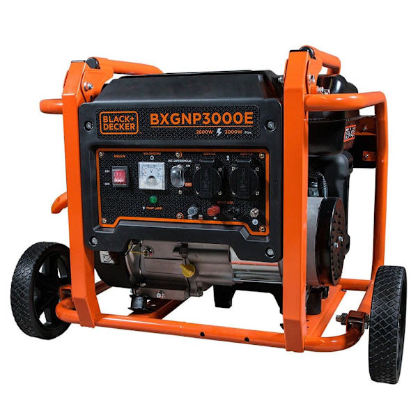 Black & Decker 3000w Benzin-drevet Elektrisk Generator
