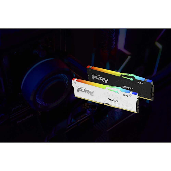 Kingston Kf560c30bba-32 Fury Beast Rgb 1x32gb Ddr5 6000mhz Ram-minne