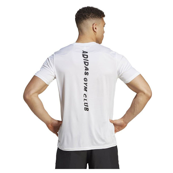 Adidas Kortärmad T-shirt Hiit Slogan Vit 2XL Man