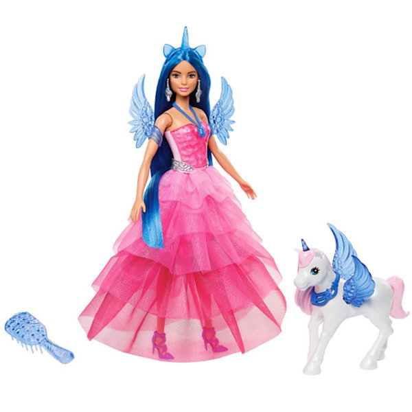 Barbie Anniversary Safir Magic Hadacorn Doll 65th Rosa