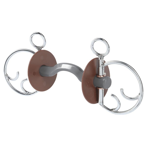 Beris Hård Bit Kimblewick Konnex Snaffle Gylden 130 mm