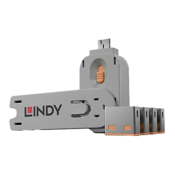 Lindy Usb-portlås 40453 Søvfarvet