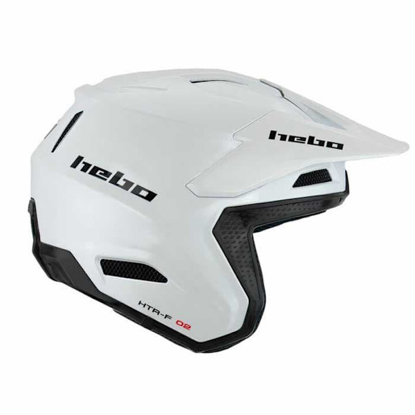 Hebo Zone Pro Monocolor åben Hjelm Hvid L