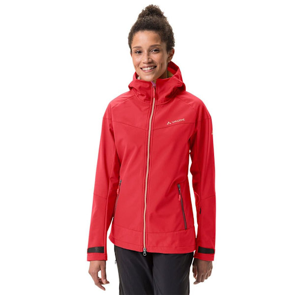 Vaude Jacka All Year Elope Softshell Röd 38 Kvinna