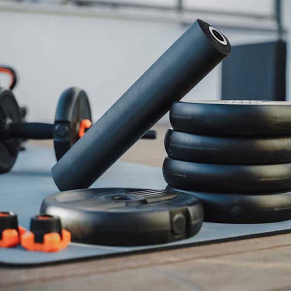 Fed Håndvægtssæt V 2+bar+kettlebell 40kg 40kg Søvfarvet 40 kg
