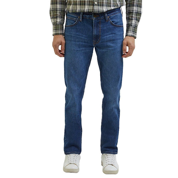 Lee Jeans Daren Fly Regular Straight Fit Blå 33 / 32 Man