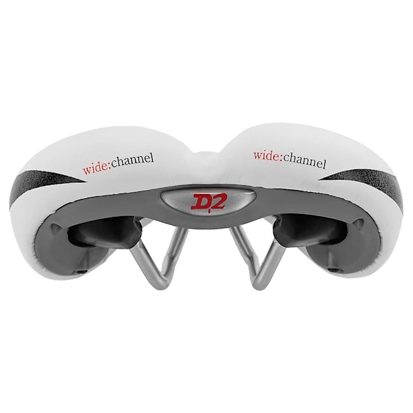 Velo Sadel Wide Channel Hvid 175 mm