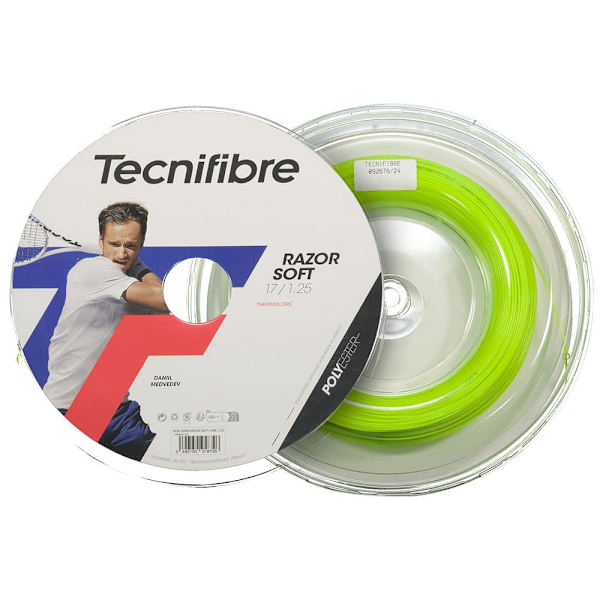 Tecnifibre Tennis Single String Bob 200m Razor Soft  1.25 mm