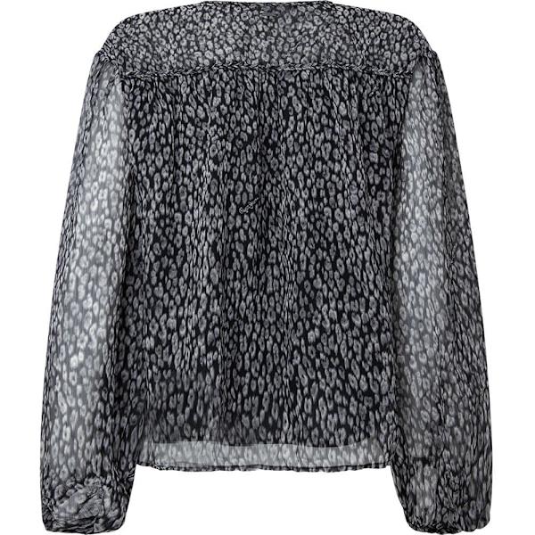Pepe Jeans Langærmet Bluse Alazne Sort S Kvinde