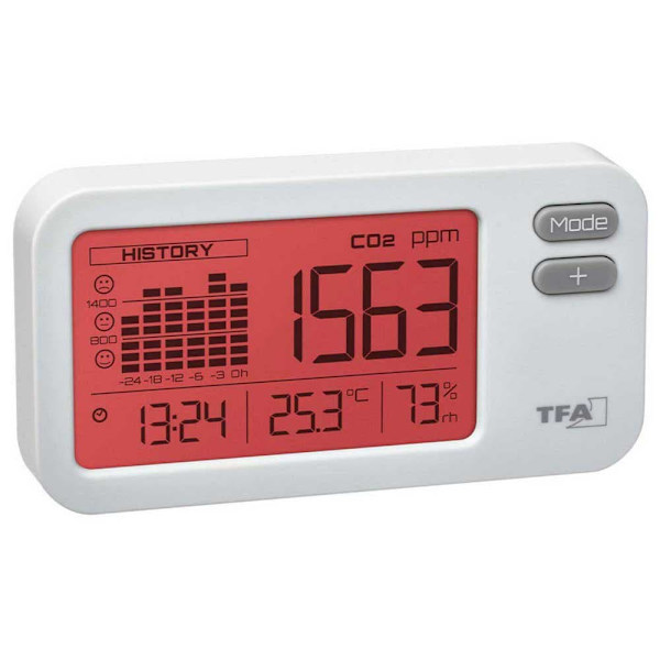 Tfa Dostmann Termometer Og Hygrometer Aircon2ntrol Coach Hvid