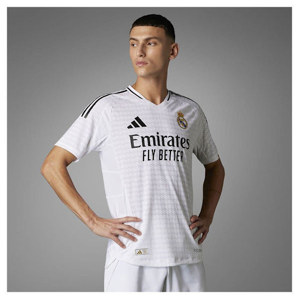 Adidas Real Madrid Authentic 24/25 Lyhythihainen Kotipaita Valkoinen L